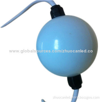 Addressable color, LED ball light